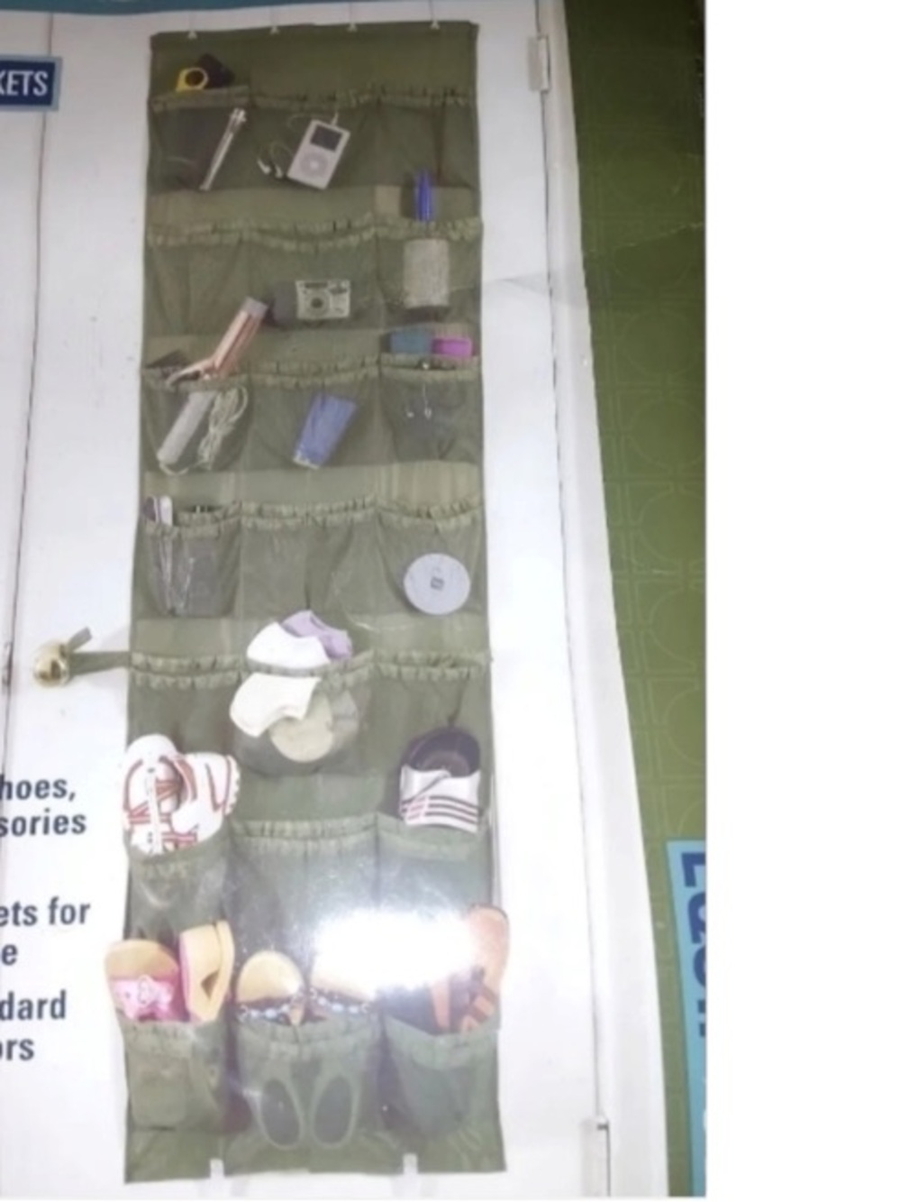BED bath & beyond Over The Door Organizer 42 Pockets 72" h × 20.25" w